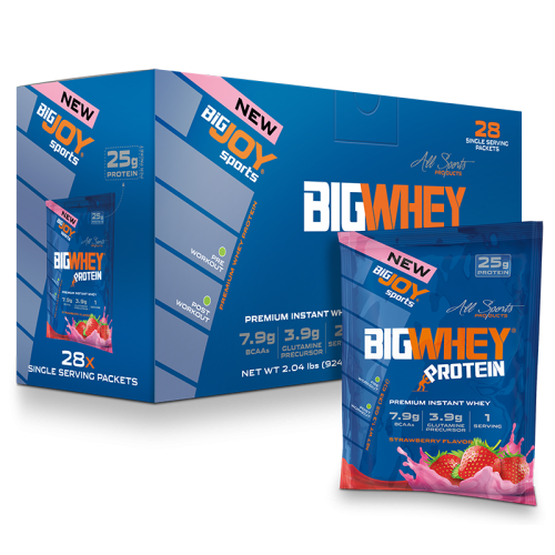 Bigjoy Sports BIGWHEY Whey Protein Çilek 924g (33g x 28 Adet)