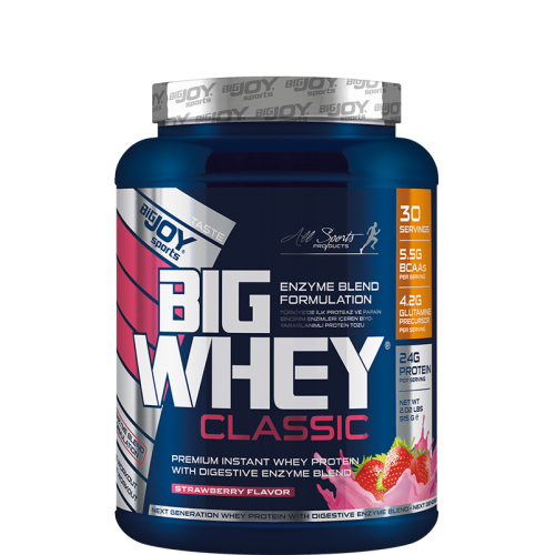 Bigjoy Sports BIGWHEY Whey Protein Classic Çilek 990g 30 Servis