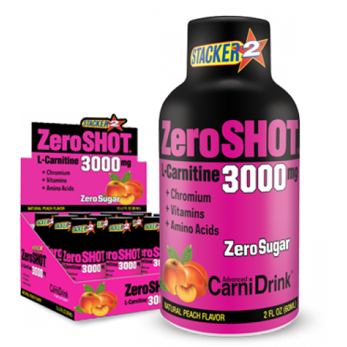 ZeroShot 3000mg Şeftali 60ml x 12 Adet