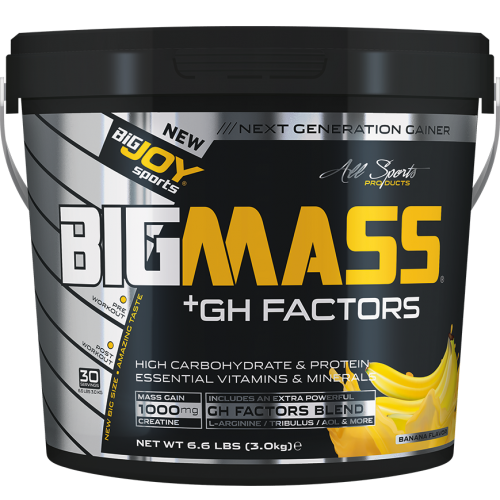 Bigjoy Sports BIGMASS Gainer GH FACTORS Muz 3000g