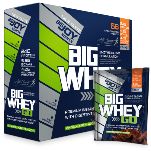 Bigjoy Sports BIGWHEYGO Whey Protein Çikolata 68 Servis