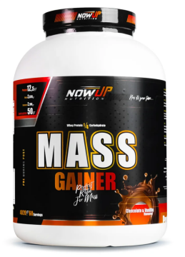 Nowup Nutrition Mass Gainer 4020g - Çikolata & Vanilya Aromalı - Kas Gelişimi & Kilo Artışı